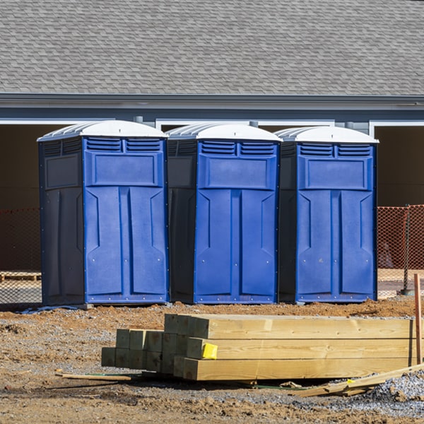 are there any restrictions on where i can place the porta potties during my rental period in Prairie City